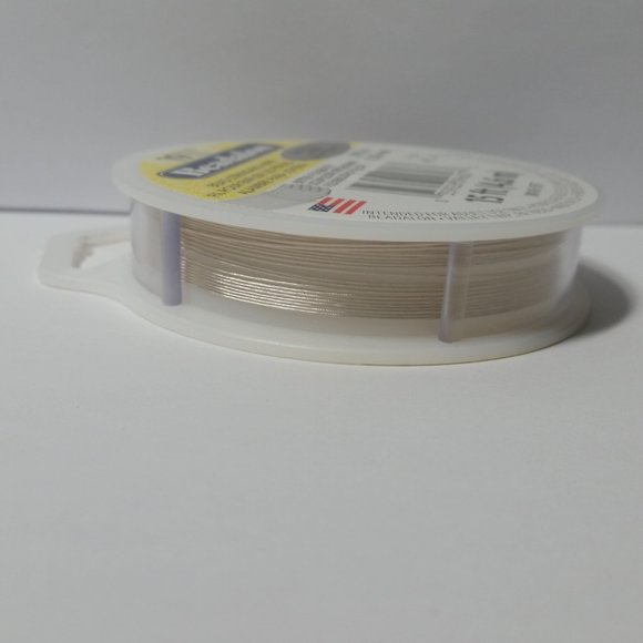 Bead Stringing Wire Silver Color 19 Strand 15' - Picture 2 of 4